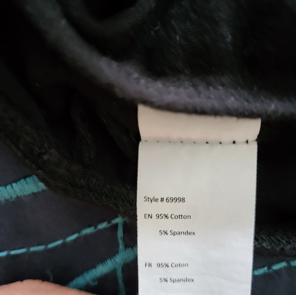 Black criss cross front bodysuit - Picture 6 of 6